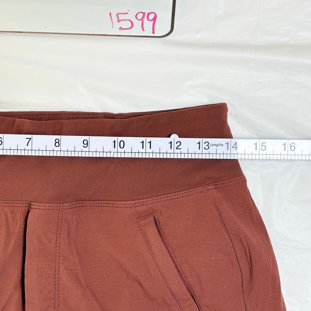Athleta Trekkie North Short 2 Rust Red Hiking Travel Ripstop Womens Gorpcore - Picture 6 of 9